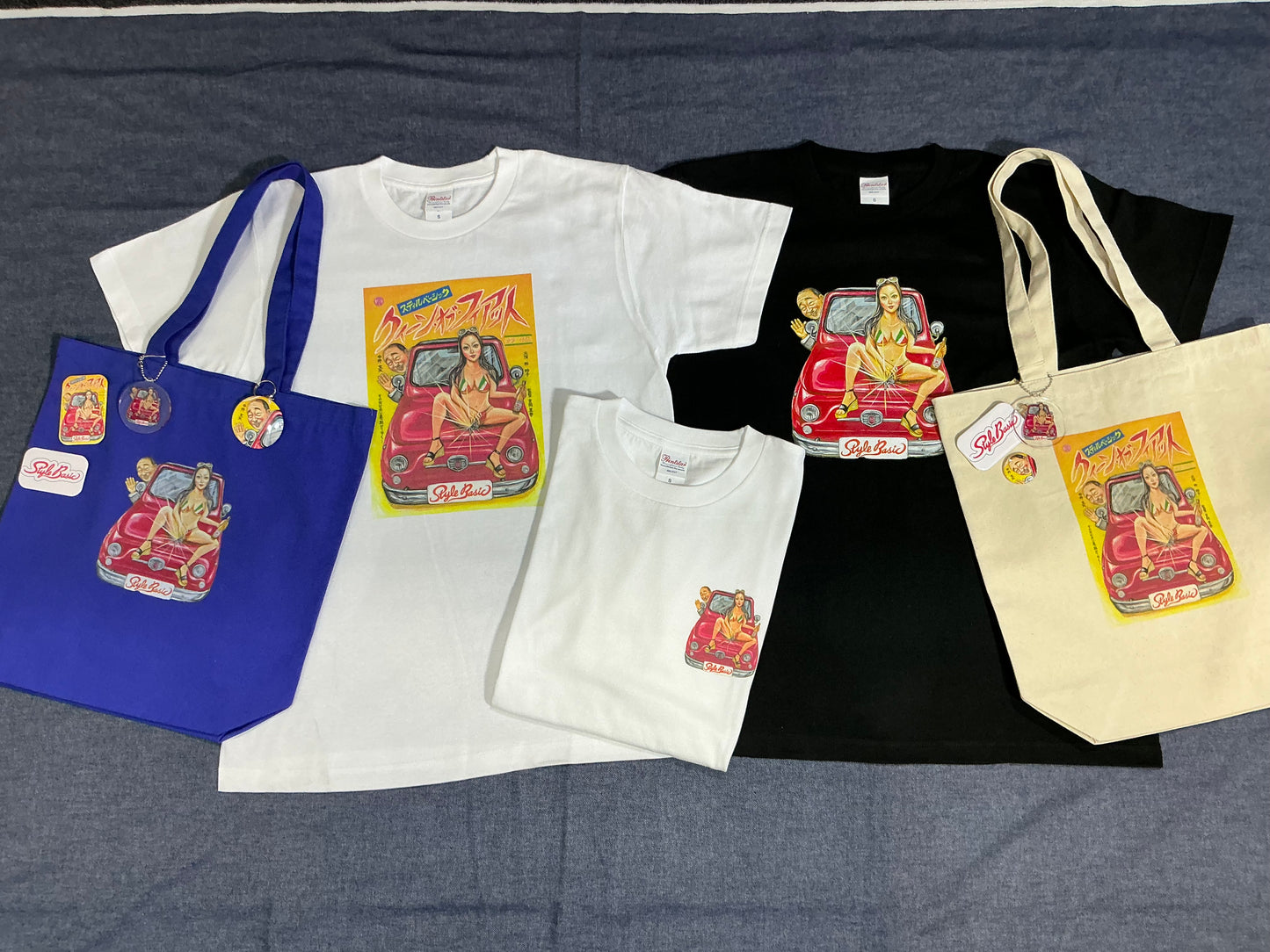 吉岡里奈さんクイーンオブフィアットTシャツ