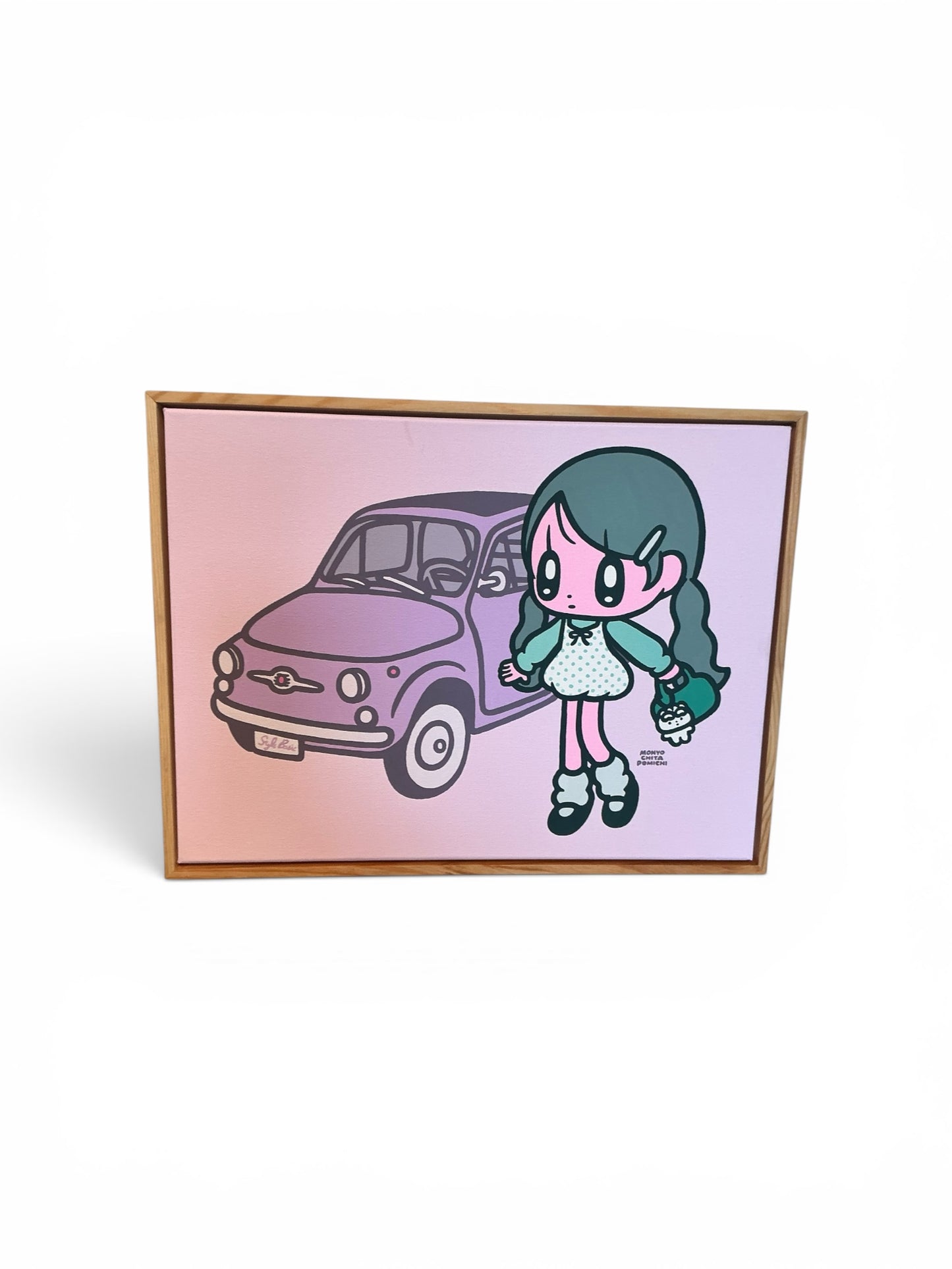 モニョチタポミチFIAT500Tシャツ