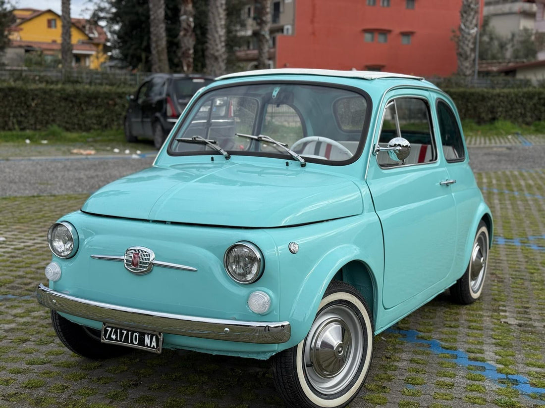 1971年FIAT500ライトブルーターコイズ完成しました。