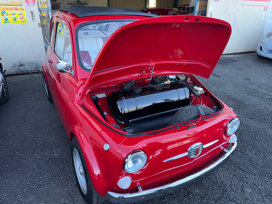 イタリアからの届きました販売車です。1967年FIAT500F レストア済みチューニング