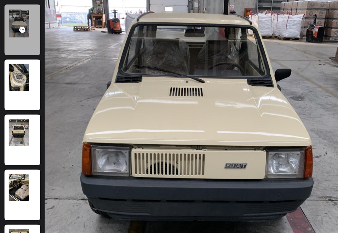 1989年FIATパンダ30セミレストアがジェノアを出港しました。