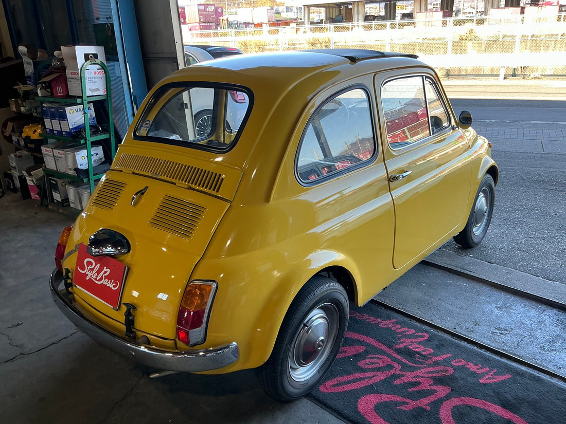 1972年FIAT500L イエロー