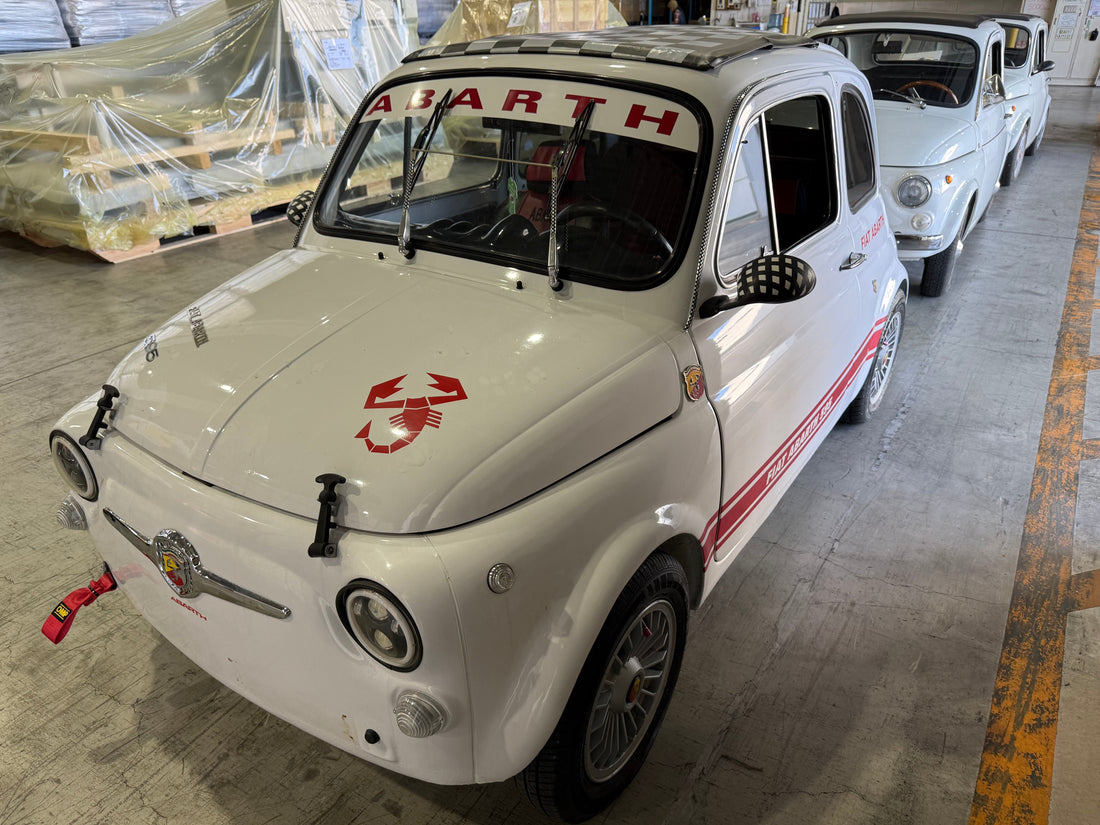 お待たせしました、イタリアからのコンテナが清水港に到着しました。