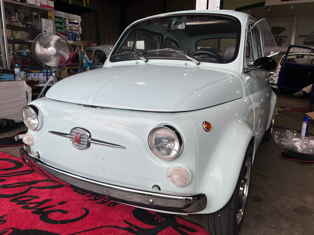 1967年FIAT500F インジェクション54馬力　スーパーマシンな500です