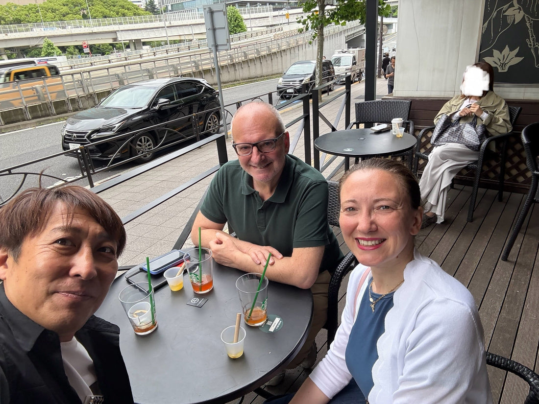 LAVAZZA部品のABIS社のSebastianoさんと都内でミーティングをしてきました。
