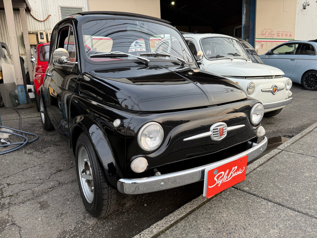 3年前に納車した1968年FIAT500 スーパーマシンが戻って来ました。