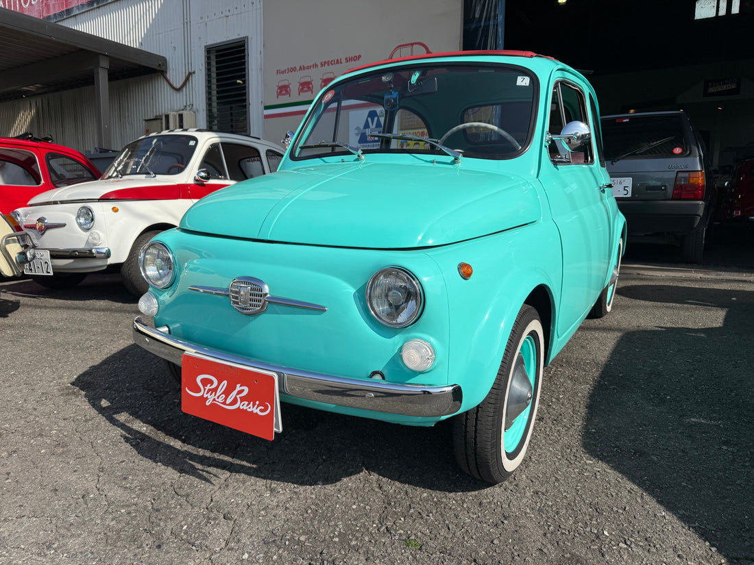 1966年FIAT500Fペパーミントグリーン