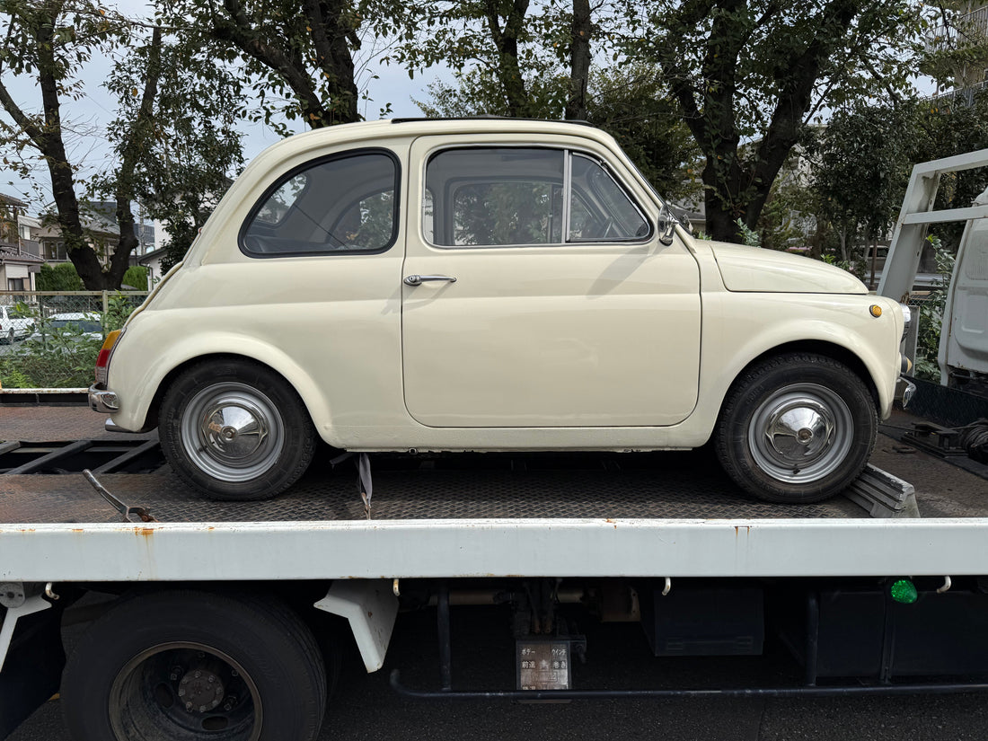 FIAT500Lアイボリー　買取り車入荷しました。
