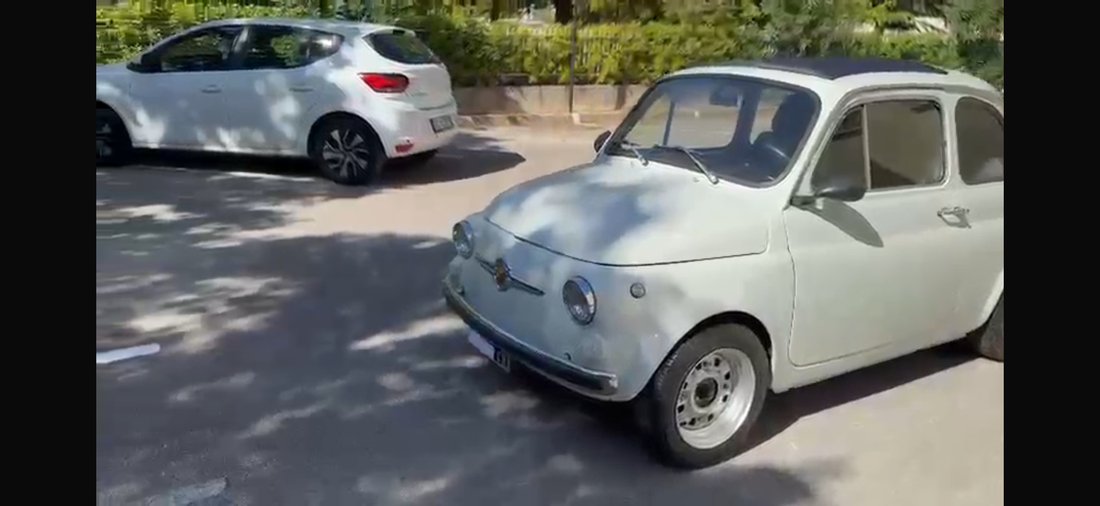 イタリア人スタッフのミルコからのご紹介チューニングFIAT500 白