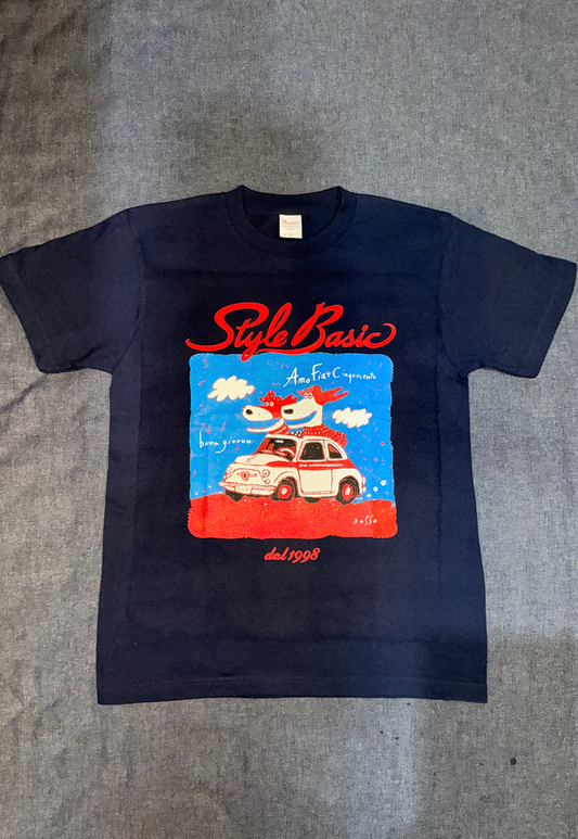 ROSSOカラーTシャツ　FIATスポルト