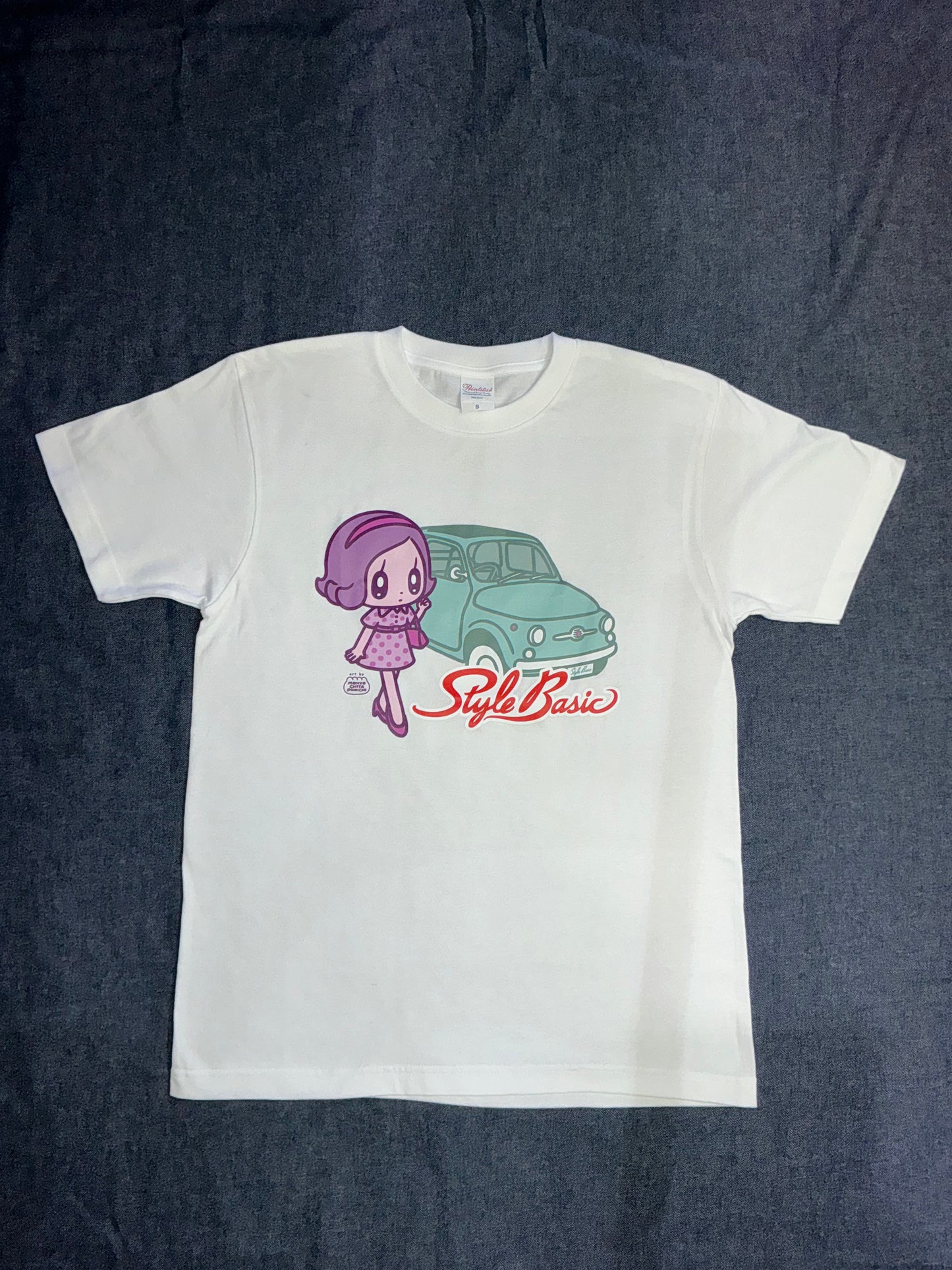 モニョチタポミチFIAT500Tシャツ