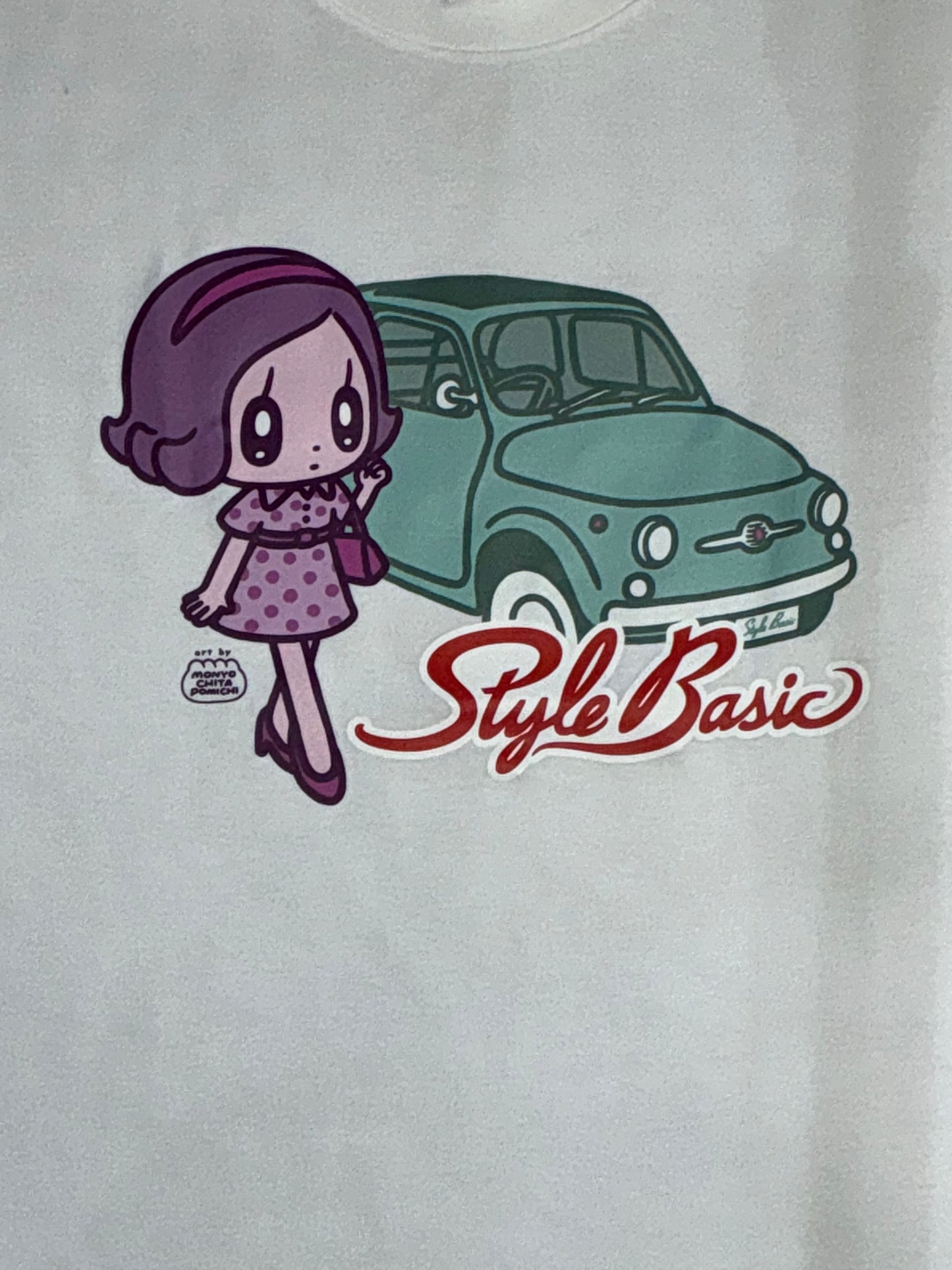 モニョチタポミチFIAT500Tシャツ