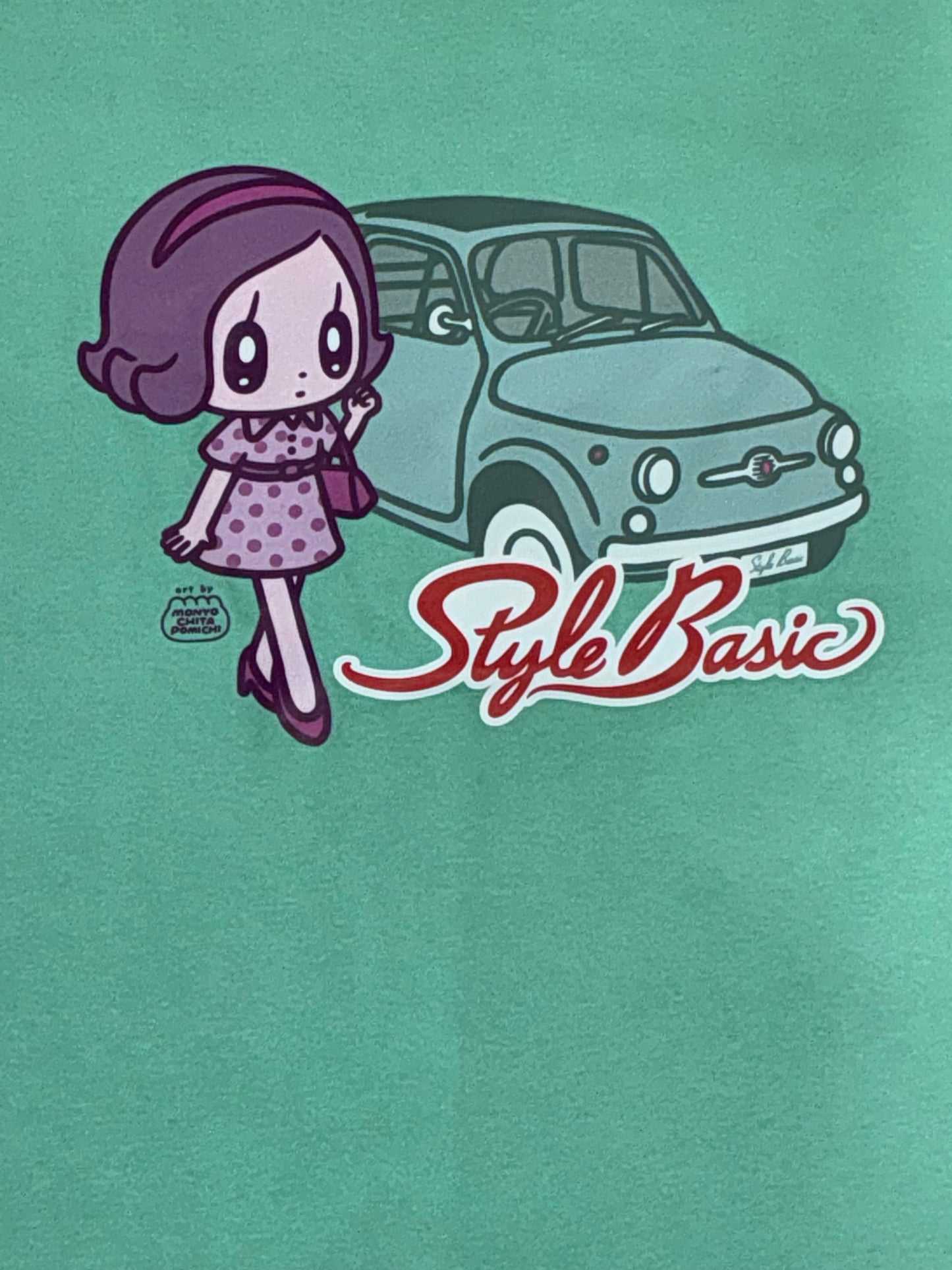 モニョチタポミチFIAT500Tシャツ