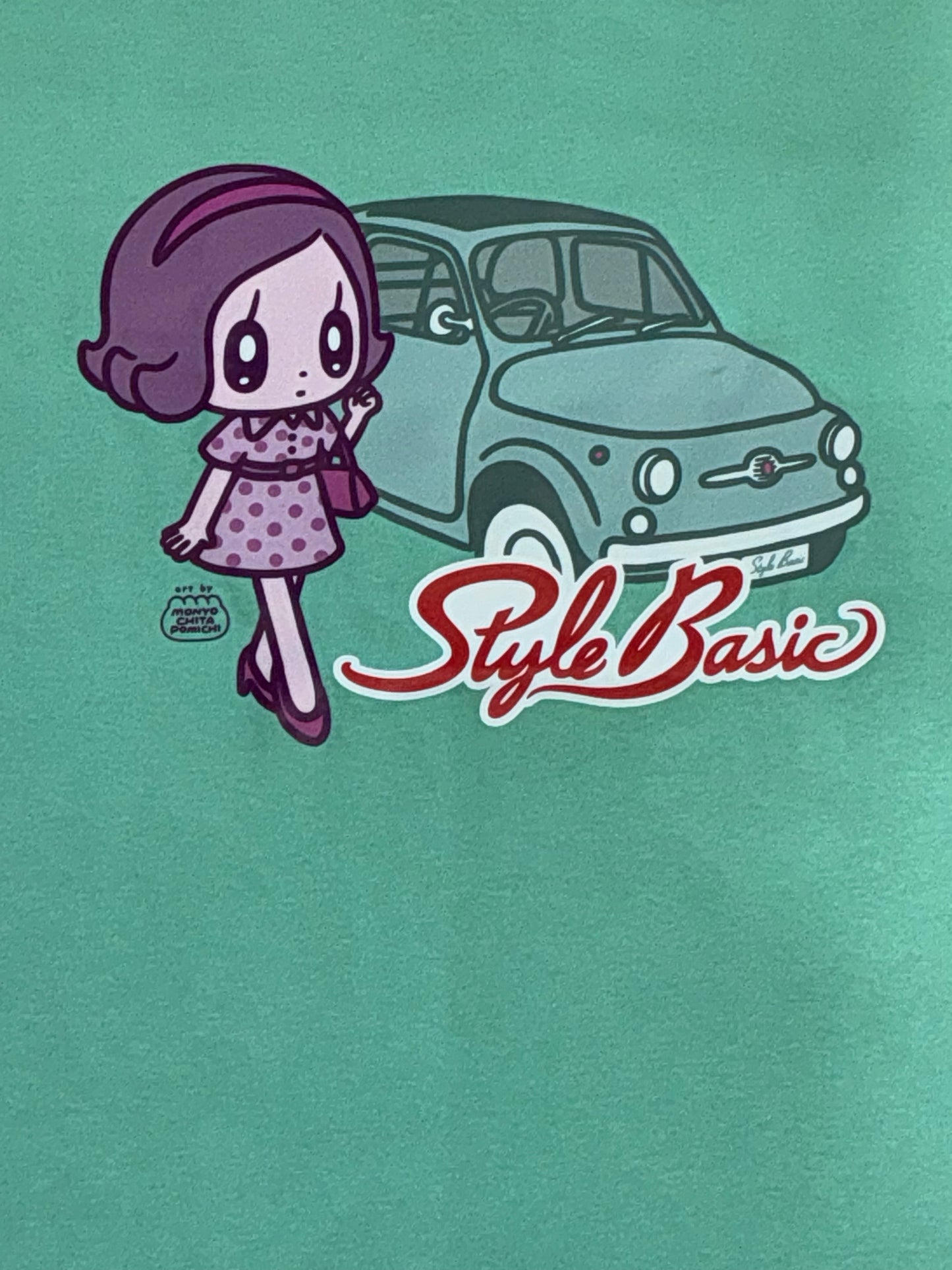 モニョチタポミチFIAT500Tシャツ