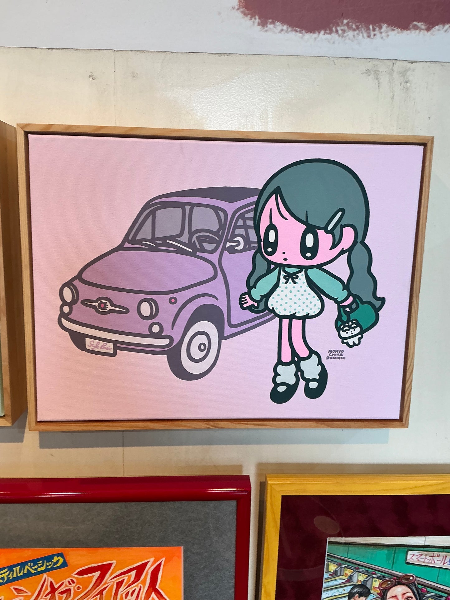 モニョチタポミチFIAT500Tシャツ