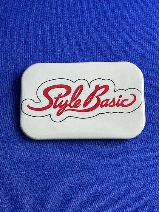 Style Basicロゴ缶バッチ