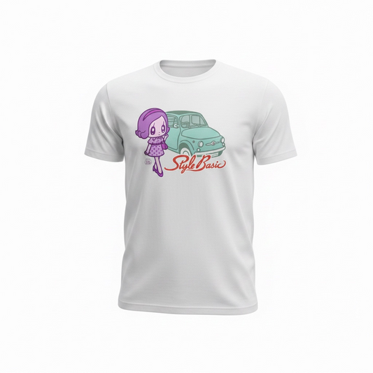 モニョチタポミチFIAT500Tシャツ