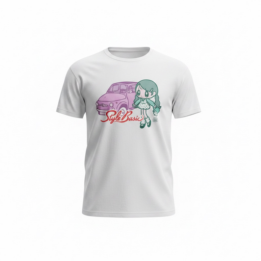 モニョチタポミチFIAT500Tシャツ