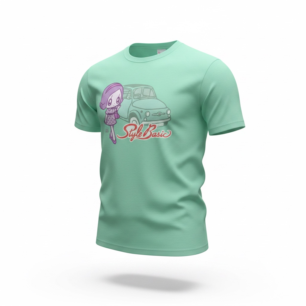モニョチタポミチFIAT500Tシャツ