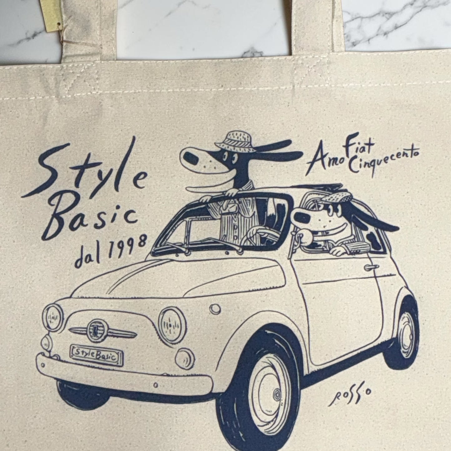 ROSSOトートバッグ生成り