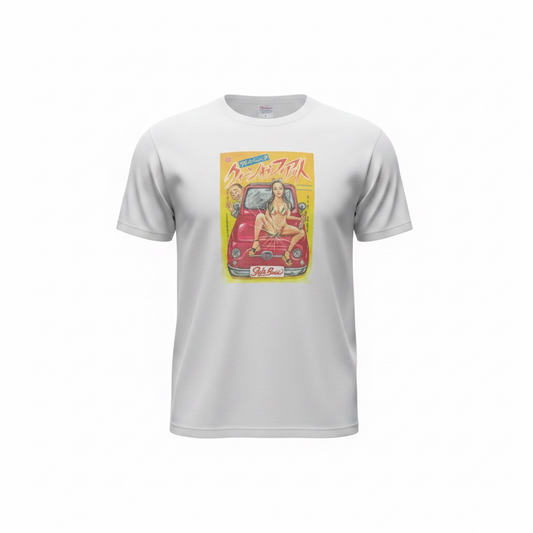 吉岡里奈さんクイーンオブフィアットTシャツ