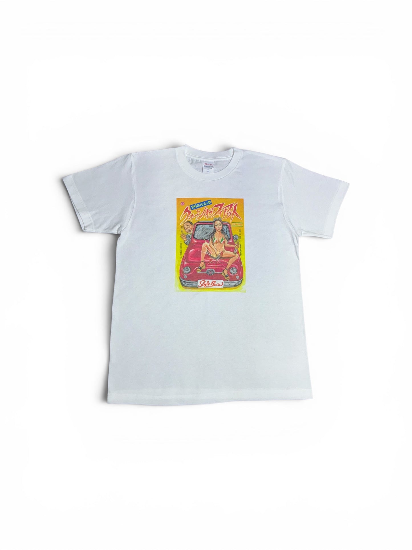 吉岡里奈さんクイーンオブフィアットTシャツ