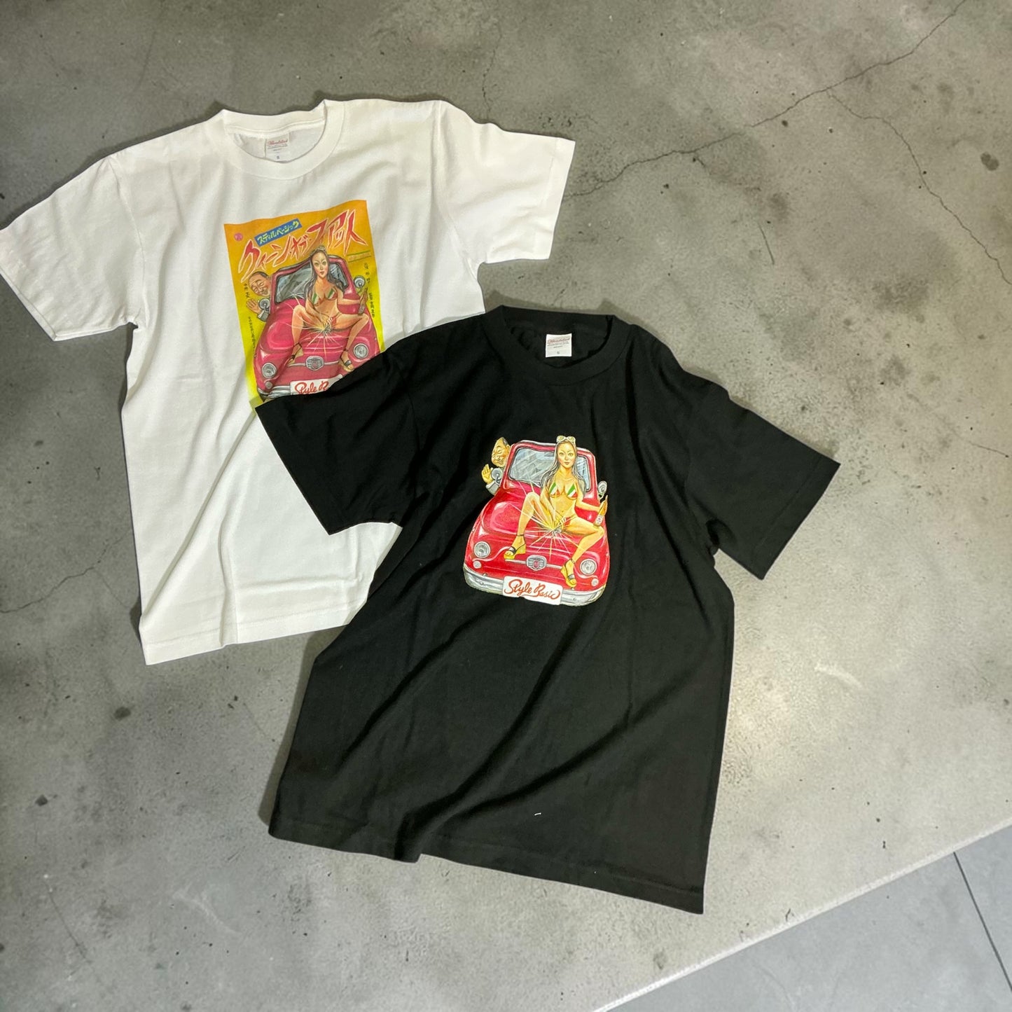 吉岡里奈さんクイーンオブフィアットTシャツ