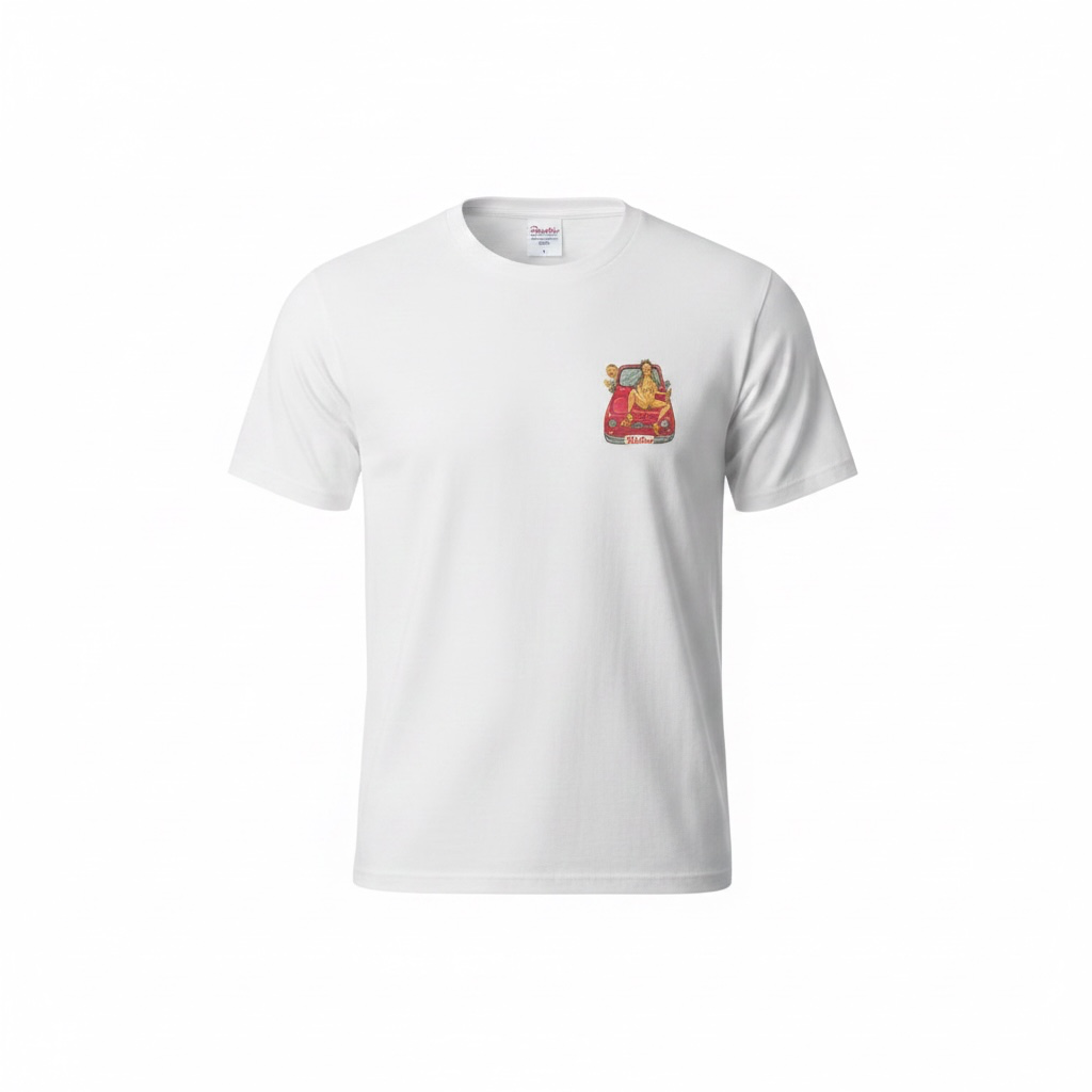 吉岡里奈さんクイーンオブフィアットTシャツ