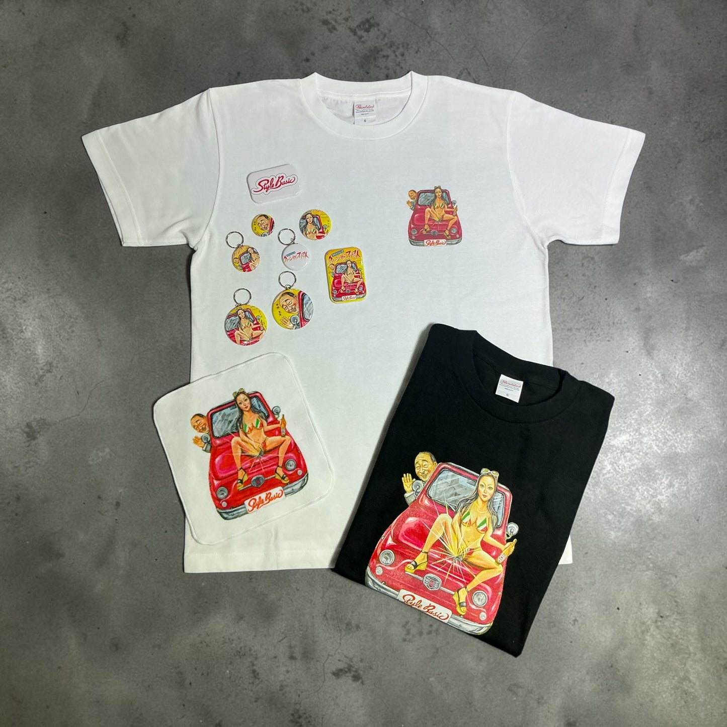 吉岡里奈さんクイーンオブフィアットTシャツ