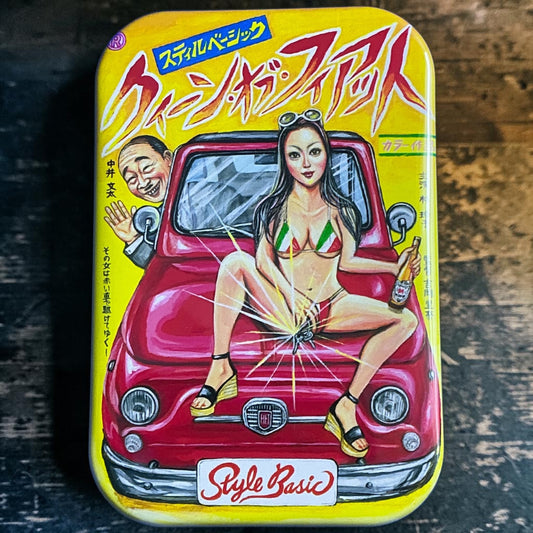 吉岡里奈クイーンオブフィアット缶バッチ