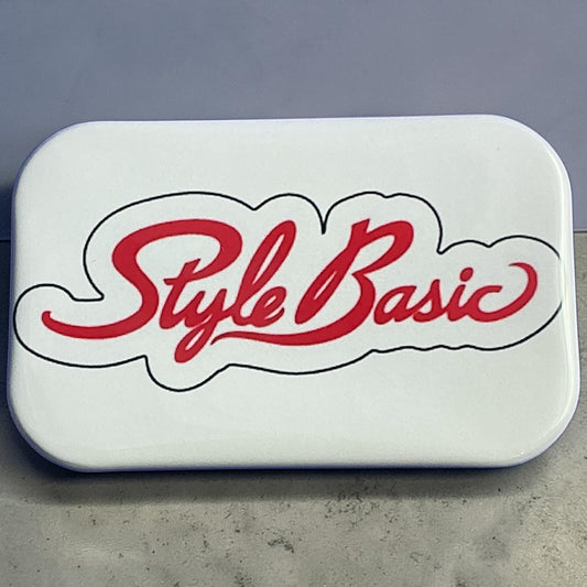 Style Basicロゴ缶バッチ